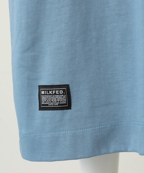 MILKFED.（ミルクフェド）の「BICOLOR DRESS（ワンピース・レディース・ライトブルー/ブラック/ベージュ・ONE SIZE）」の6枚目の写真