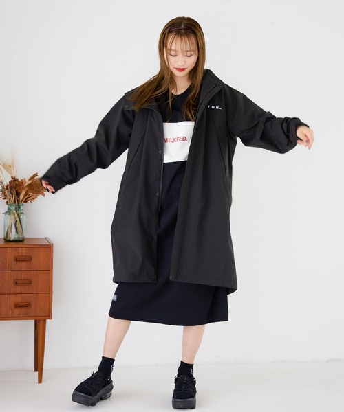 MILKFED.（ミルクフェド）の「BICOLOR DRESS（ワンピース・レディース・ライトブルー/ブラック/ベージュ・ONE SIZE）」の14枚目の写真