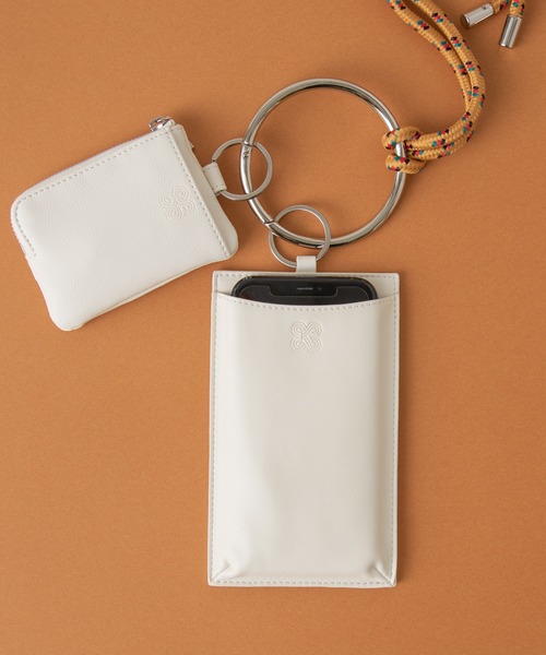 Kastane（カスタネ）の「【kolors like you】BBコラボ モバイル＆カードケースショルダー（スマホケース/カバー・レディース・グリーン/アイボリー/ブラック/ブラウン・FREE）」の21枚目の写真