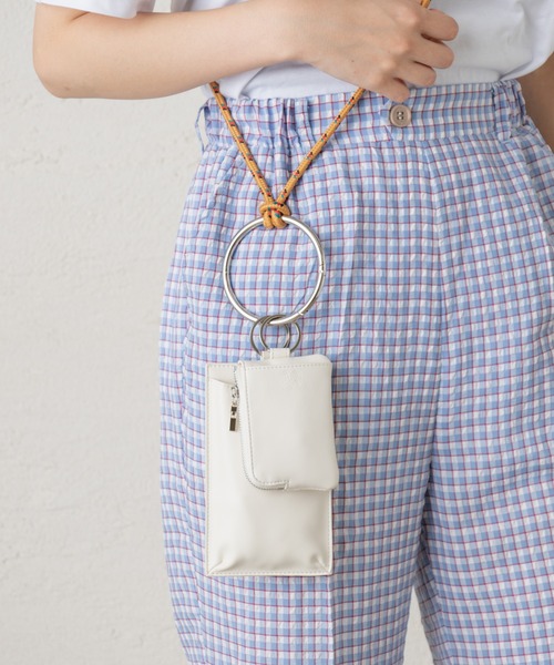 Kastane（カスタネ）の「【kolors like you】BBコラボ モバイル＆カードケースショルダー（スマホケース/カバー・レディース・グリーン/アイボリー/ブラック/ブラウン・FREE）」の8枚目の写真