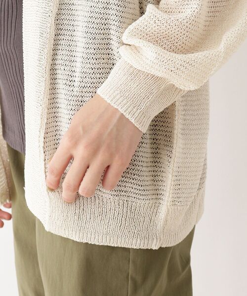 SHOO・LA・RUE(シューラルー)の「◆スラブヤーントッパーカーディガン(カーディガン/ボレロ・レディース・オリーブ/ダークブラウン/グレー系8/ベージュ系その他7・00)」の11枚目の写真