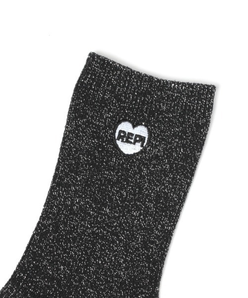 repipi armario(レピピ アルマリオ)の「ラメソックス(ソックス/靴下・キッズ・その他/アイボリー/ブラック/シルバー・FREE)」の5枚目の写真
