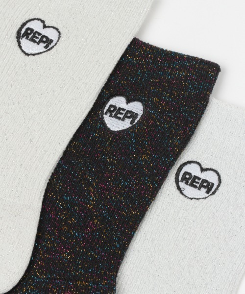 repipi armario(レピピ アルマリオ)の「ラメソックス(ソックス/靴下・キッズ・その他/アイボリー/ブラック/シルバー・FREE)」の8枚目の写真
