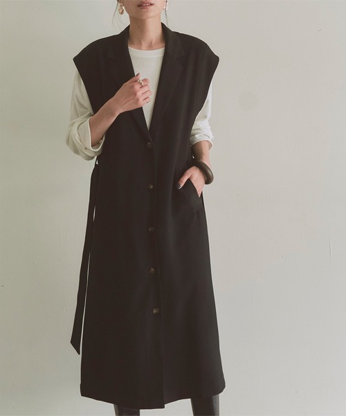 titivate（ティティベイト）の「ﾉｰｽﾘｰﾌﾞﾃｰﾗｰﾄﾞｼﾞﾚ（テーラードジャケット・レディース・ベージュ/ブラウン/ブラック・S/M）」の2枚目の写真