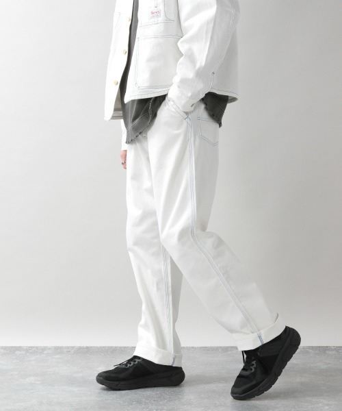 SMITH'S（スミス）の「【SMITH'S AMERICAN】ペインターパンツ/959166（チノパンツ・メンズ・ブラック/オフホワイト・MEDIUM/LARGE）」の2枚目の写真