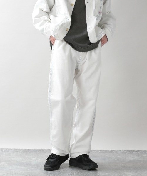 SMITH'S（スミス）の「【SMITH'S AMERICAN】ペインターパンツ/959166（チノパンツ・メンズ・ブラック/オフホワイト・MEDIUM/LARGE）」の3枚目の写真