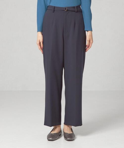 closet story（クローゼットストーリー）の「＜closet story（クローゼットストーリー）＞ダブルクロス セミワイドパンツ -ウォッシャブル-（その他パンツ・レディース・ベージュ/ネイビー/ナチュラル・S/M/L）」の10枚目の写真