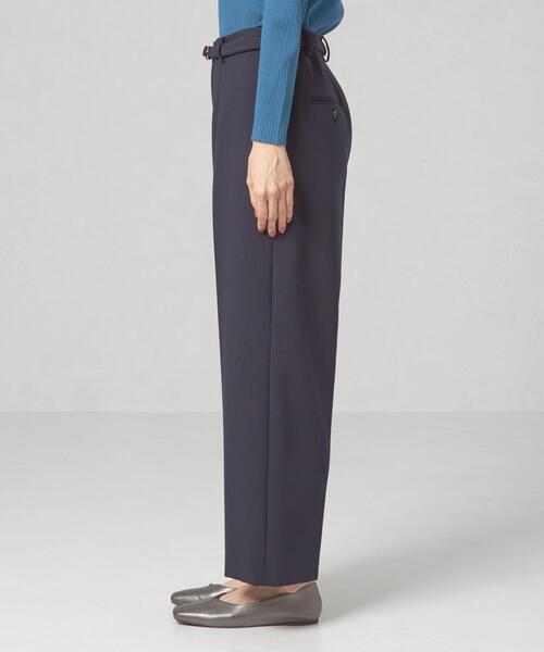 closet story（クローゼットストーリー）の「＜closet story（クローゼットストーリー）＞ダブルクロス セミワイドパンツ -ウォッシャブル-（その他パンツ・レディース・ベージュ/ネイビー/ナチュラル・S/M/L）」の4枚目の写真