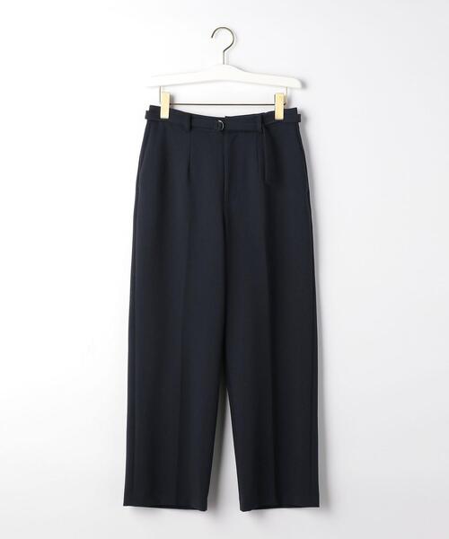 closet story（クローゼットストーリー）の「＜closet story（クローゼットストーリー）＞ダブルクロス セミワイドパンツ -ウォッシャブル-（その他パンツ・レディース・ベージュ/ネイビー/ナチュラル・S/M/L）」の5枚目の写真