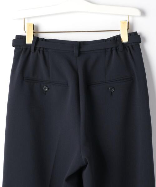 closet story（クローゼットストーリー）の「＜closet story（クローゼットストーリー）＞ダブルクロス セミワイドパンツ -ウォッシャブル-（その他パンツ・レディース・ベージュ/ネイビー/ナチュラル・S/M/L）」の16枚目の写真