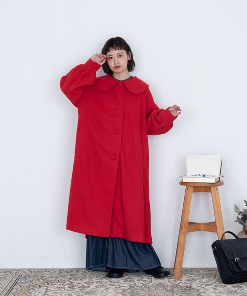 MERLOT(メルロー)の「キルトステッチデニムワンピース(ワンピース・レディース・インディゴブルー/ネイビー・FREE/SMALL)」の19枚目の写真