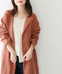 KBF+ | KBF+ ラスティックフリンジコート∴(ノーカラージャケット)