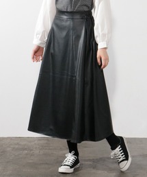 Honeys | 合皮フレアスカート(スカート)