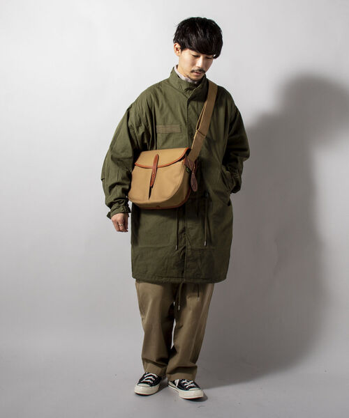 GLOSTER（グロスター）の「【GLOSTER/グロスター】M-65 ミリタリーコート ビッグシルエット モッズコート（モッズコート・メンズ・ブラック/オリーブ・MEDIUM/LARGE）」の6枚目の写真