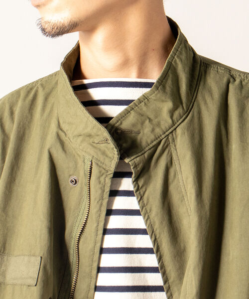 GLOSTER（グロスター）の「【GLOSTER/グロスター】M-65 ミリタリーコート ビッグシルエット モッズコート（モッズコート・メンズ・ブラック/オリーブ・MEDIUM/LARGE）」の17枚目の写真