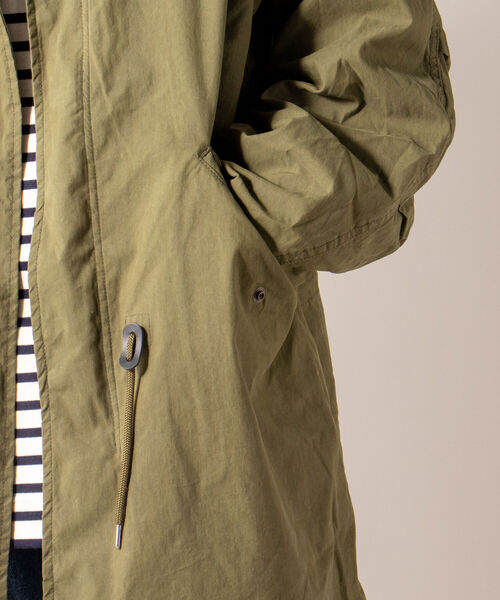 GLOSTER（グロスター）の「【GLOSTER/グロスター】M-65 ミリタリーコート ビッグシルエット モッズコート（モッズコート・メンズ・ブラック/オリーブ・MEDIUM/LARGE）」の10枚目の写真