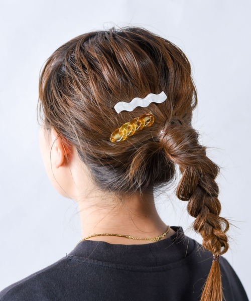 CALIFORNIA OUTFITTERS(カリフォルニア アウトフィッターズ)の「【LULKA(ルールカ)】ヘアピン2点セット(ヘアピン・レディース・ホワイト/ブラウン/ブラウン系その他/ベージュ/グリーン/ピンク・ONE SIZE)」の13枚目の写真