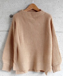 THE CASUAL | 7G 畦編み ボリューム袖 ニット セーター キッズ(ニット/セーター)