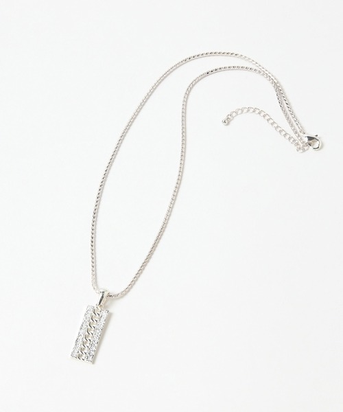 PAGEBOY（ページボーイ）の「チェーンプレートネックレス（ネックレス・レディース・グレイッシュベージュ・FREE）」の6枚目の写真