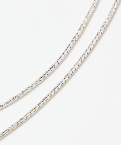 PAGEBOY（ページボーイ）の「チェーンプレートネックレス（ネックレス・レディース・グレイッシュベージュ・FREE）」の8枚目の写真