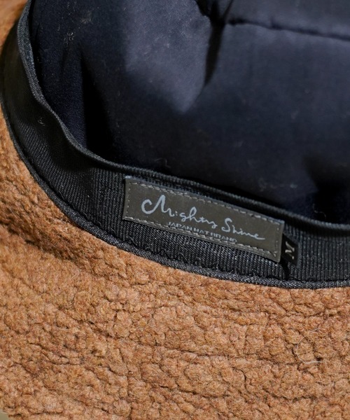 Mighty Shine(マイティシャイン)の「ウールナイロン ボアバケットハット Moko / Mighty Shine(ハット・メンズ・ブラック/ブラウン/アイボリー・M/L)」の7枚目の写真