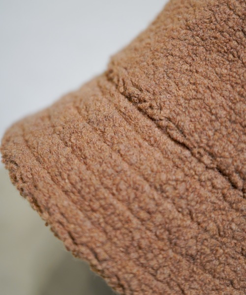 Mighty Shine(マイティシャイン)の「ウールナイロン ボアバケットハット Moko / Mighty Shine(ハット・メンズ・ブラック/ブラウン/アイボリー・M/L)」の5枚目の写真