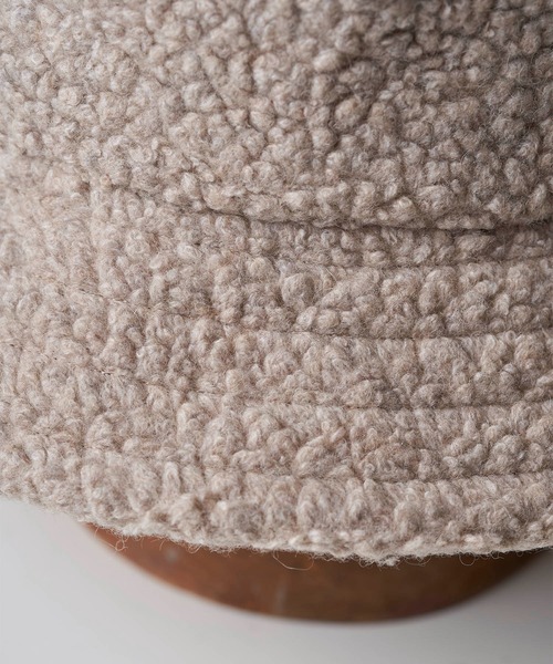 Mighty Shine(マイティシャイン)の「ウールナイロン ボアバケットハット Moko / Mighty Shine(ハット・メンズ・ブラック/ブラウン/アイボリー・M/L)」の9枚目の写真