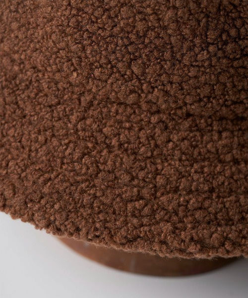 Mighty Shine(マイティシャイン)の「ウールナイロン ボアバケットハット Moko / Mighty Shine(ハット・メンズ・ブラック/ブラウン/アイボリー・M/L)」の8枚目の写真