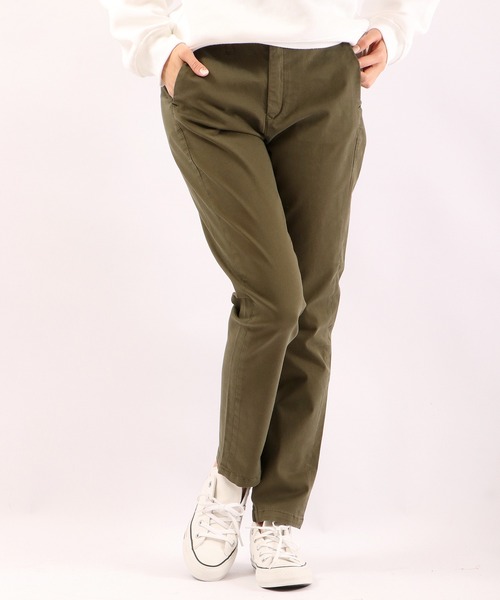 Antgauge（アントゲージ）の「STRETCH CHINOSLIM TAPERED TROUSERS（チノパンツ・レディース・ネイビー/カーキ/ブラック/オリーブ・S/SS/L/M）」の3枚目の写真