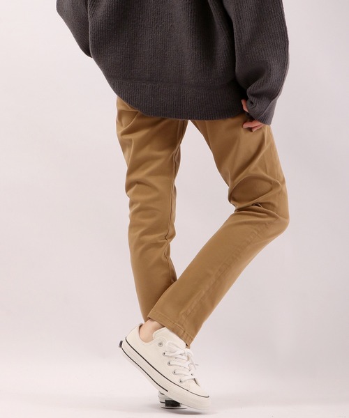 Antgauge（アントゲージ）の「STRETCH CHINOSLIM TAPERED TROUSERS（チノパンツ・レディース・ネイビー/カーキ/ブラック/オリーブ・S/SS/L/M）」の5枚目の写真