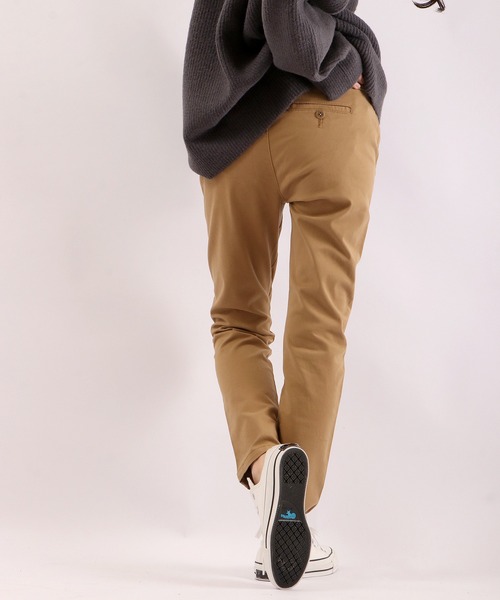 Antgauge（アントゲージ）の「STRETCH CHINOSLIM TAPERED TROUSERS（チノパンツ・レディース・ネイビー/カーキ/ブラック/オリーブ・S/SS/L/M）」の6枚目の写真