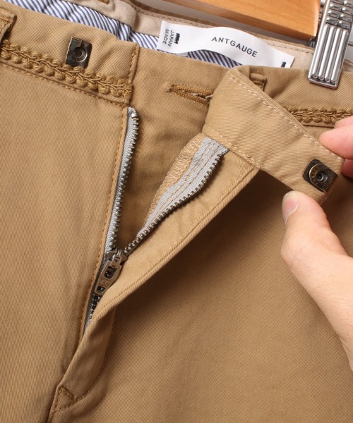 Antgauge（アントゲージ）の「STRETCH CHINOSLIM TAPERED TROUSERS（チノパンツ・レディース・ネイビー/カーキ/ブラック/オリーブ・S/SS/L/M）」の10枚目の写真