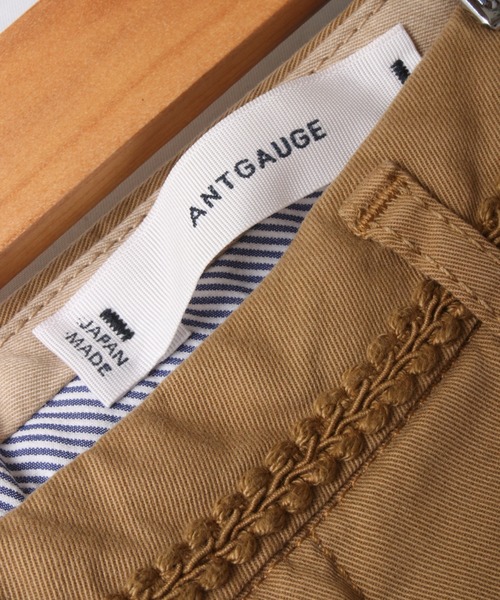 Antgauge（アントゲージ）の「STRETCH CHINOSLIM TAPERED TROUSERS（チノパンツ・レディース・ネイビー/カーキ/ブラック/オリーブ・S/SS/L/M）」の12枚目の写真