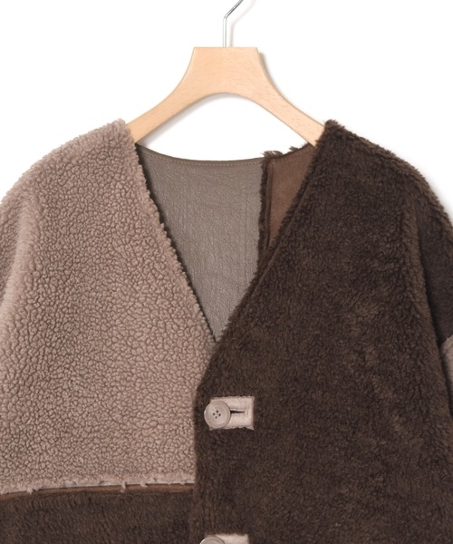 w closet（ダブルクローゼット）の「エコスエードムートンパッチワーク