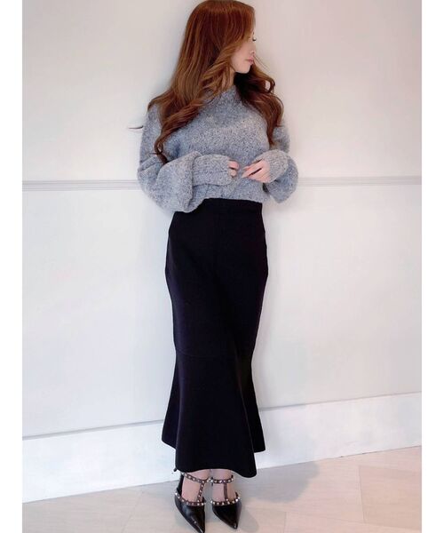 RESEXXY（リゼクシー）の「マーメイドニットスカート（スカート・レディース・ブラック/ピンク/ブラウン/ベージュ・FREE）」の21枚目の写真