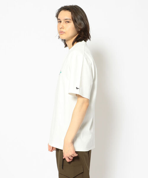 Modern Amusement(モダンアミューズメント)の「ModernAmusement/モダンアミューズメント/LINE LOGO TEE(Tシャツ/カットソー・メンズ・グレー/ブラック/ホワイト・SMALL/LARGE/MEDIUM)」の7枚目の写真