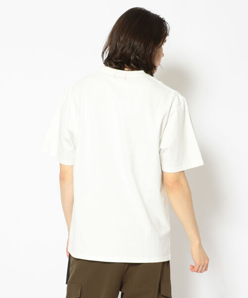 Modern Amusement(モダンアミューズメント)の「ModernAmusement/モダンアミューズメント/LINE LOGO TEE(Tシャツ/カットソー・メンズ・グレー/ブラック/ホワイト・SMALL/LARGE/MEDIUM)」の4枚目の写真
