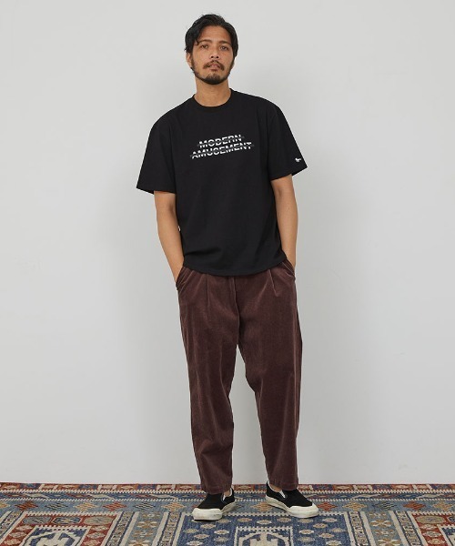 Modern Amusement(モダンアミューズメント)の「ModernAmusement/モダンアミューズメント/LINE LOGO TEE(Tシャツ/カットソー・メンズ・グレー/ブラック/ホワイト・SMALL/LARGE/MEDIUM)」の16枚目の写真
