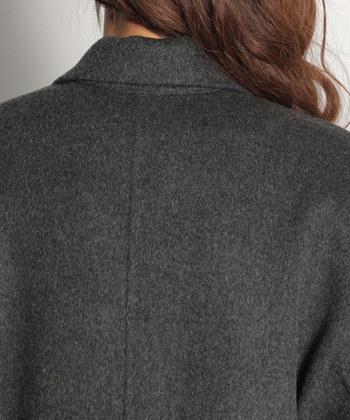 niko and...（ニコアンド）の「ウール混リバーマキシチェスターコート（チェスターコート・レディース・モカ/キャメル/チャコール・MEDIUM/LARGE）」の6枚目の写真