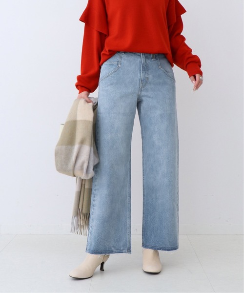 【美品】スピックアンドスパン　ルーズストレートデニム サイズ40 Spick & Span（スピックアンドスパン）の「ルーズストレート