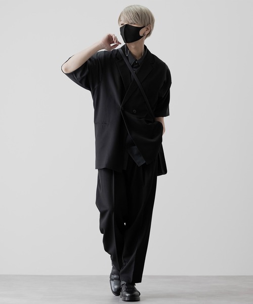 【CLEL】TR Loose Half Sleeve Regular Collar Shirt / TR ルーズ半袖レギュラーカラーシャツ【セットアップ対応】（シャツ/ブラウス）｜CLEL（クレイル）