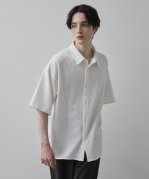 CLEL（クレイル）の「【CLEL】TR Loose Half Sleeve Regular Collar Shirt / TR ルーズ半袖レギュラーカラーシャツ【セットアップ対応】（シャツ/ブラウス）」