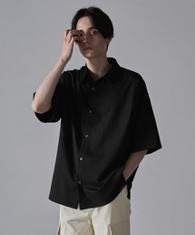 CLEL（クレイル）の「【CLEL】TR Loose Half Sleeve Regular Collar Shirt / TR ルーズ半袖レギュラーカラーシャツ【セットアップ対応】（シャツ/ブラウス）」
