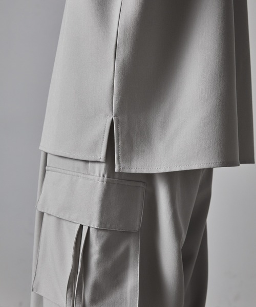 【CLEL】TR Loose Half Sleeve Regular Collar Shirt / TR ルーズ半袖レギュラーカラーシャツ【セットアップ対応】（シャツ/ブラウス）｜CLEL（クレイル）