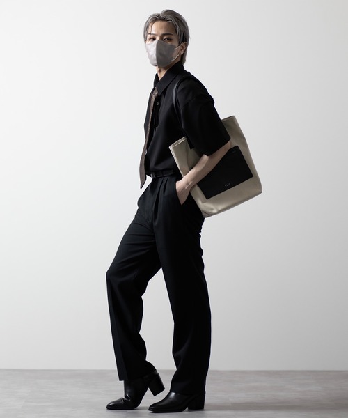 【CLEL】TR Loose Half Sleeve Regular Collar Shirt / TR ルーズ半袖レギュラーカラーシャツ【セットアップ対応】（シャツ/ブラウス）｜CLEL（クレイル）