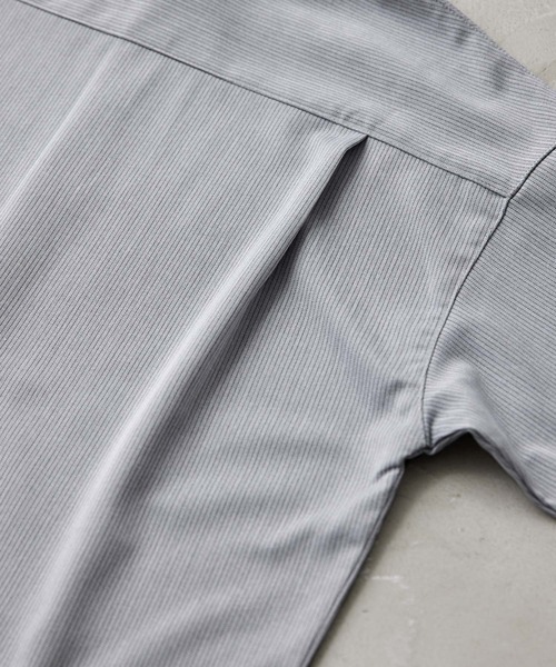 【CLEL】TR Loose Half Sleeve Regular Collar Shirt / TR ルーズ半袖レギュラーカラーシャツ【セットアップ対応】（シャツ/ブラウス）｜CLEL（クレイル）