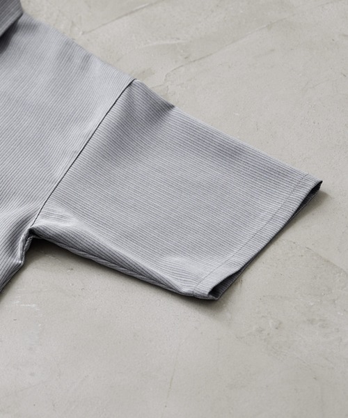 【CLEL】TR Loose Half Sleeve Regular Collar Shirt / TR ルーズ半袖レギュラーカラーシャツ【セットアップ対応】（シャツ/ブラウス）｜CLEL（クレイル）