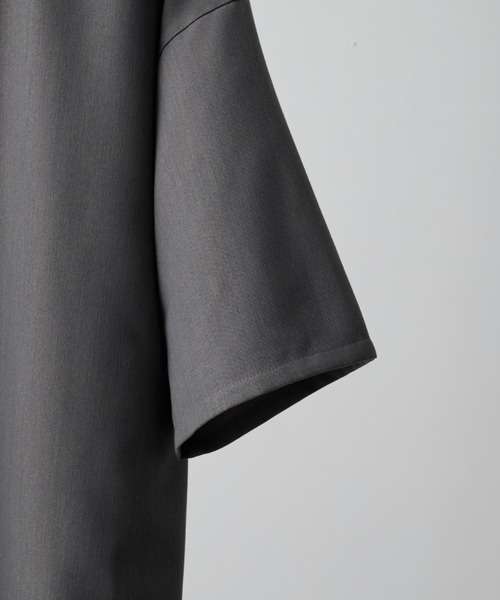 【CLEL】TR Loose Half Sleeve Regular Collar Shirt / TR ルーズ半袖レギュラーカラーシャツ【セットアップ対応】（シャツ/ブラウス）｜CLEL（クレイル）