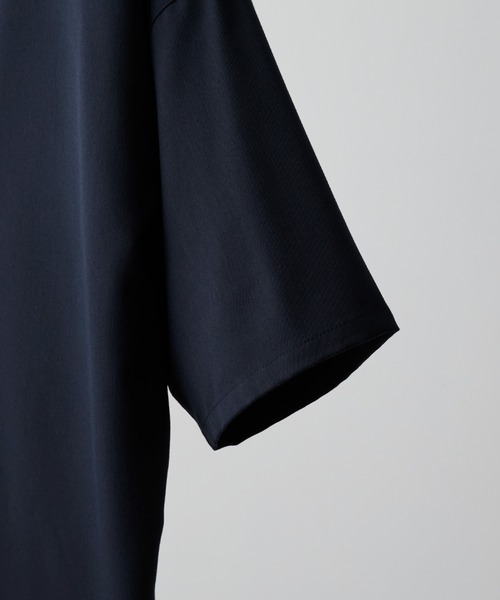 【CLEL】TR Loose Half Sleeve Regular Collar Shirt / TR ルーズ半袖レギュラーカラーシャツ【セットアップ対応】（シャツ/ブラウス）｜CLEL（クレイル）