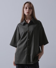 CLEL（クレイル）の「【CLEL】TR Loose Half Sleeve Regular Collar Shirt / TR ルーズ半袖レギュラーカラーシャツ【セットアップ対応】（シャツ/ブラウス）」
